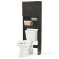 Wooden Standing Tall Black Bathroom Cabinet